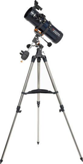Stjernekikkert Celestron AstroMaster 114EQ-MD med mobiladapter 50/100x svart