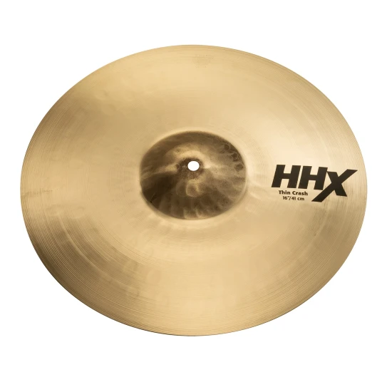 Sabian 16" HHX Thin Crash Brilliant Sabian 16" HHX Thin Crash Brilliant