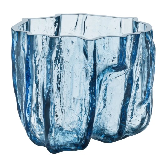 Kosta Boda Crackle vase 175 mm Sirkulært glass
