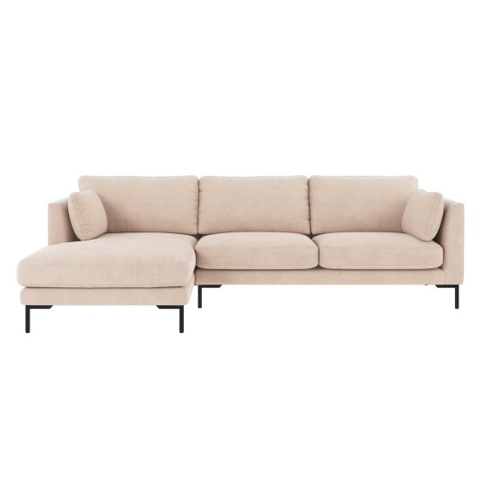 Rowico Home Corwin 3,5-seters sofa Lys beige/svart 270 x 160 83 cm Beige