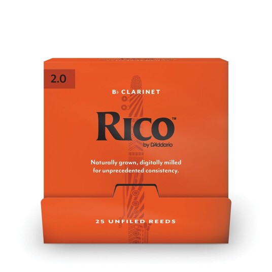 D'Addario Woodwinds D'Addario Rca0120-B25 Flis Bb-Klarinett Rico 25-P. 2.0 Sealed
