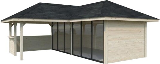 Hagestue Palmako Bianca 24,9 m2 Sett 222 Slide