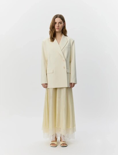 Sofie Schnoor Harpirsw Boxy Blazer Cream 40