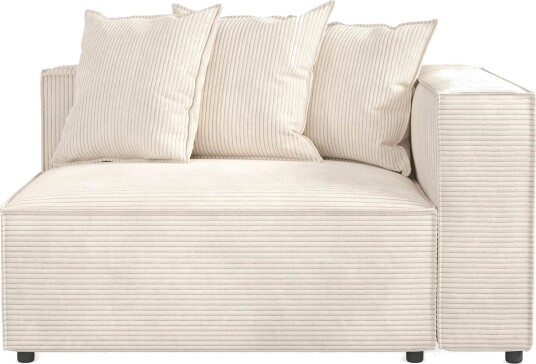 Cubo 2 seters Høyremodul i Manchester 120 cm bred Beige