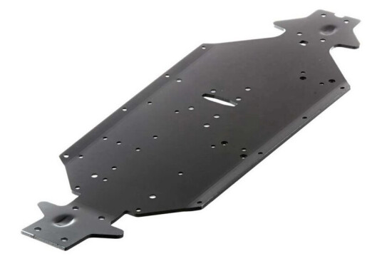ARRMA AR320188 Chassis Aluminum SWB Black