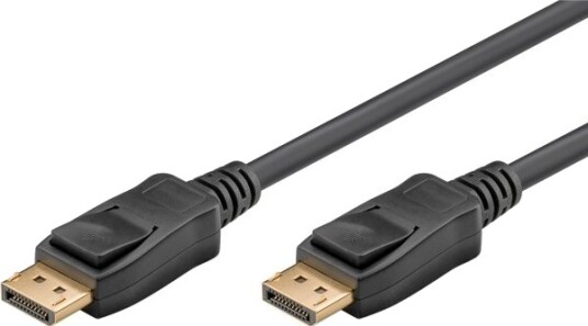 Goobay 74745, 3 M, Displayport, Displayport, Hankjønn, Hankjønn, 7680 X 4320 Piksler