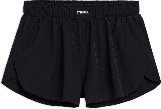 STRONGER Breezy Running Shorts   Black   S