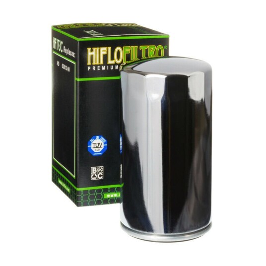 Hiflofiltro Krom oljefilter - HF173C 80 mm