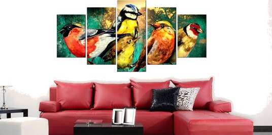 Tavle Birds Meeting 100X50 Artgeist sp. z o. o.