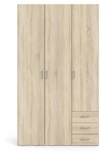 Tvilum Space Garderobeskap - Lys tre m/skuffer Unoliving