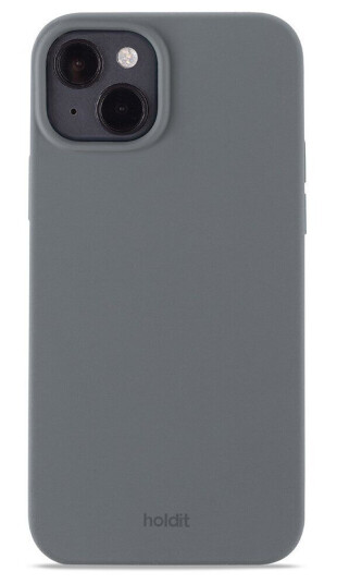 Holdit iPhone 14 Plus Soft Touch Silikon Deksel - Space Gray
