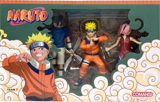 Comansi Naruto Gavesett Team 7 med Figurer for 6+ År Comansi Naruto Gavesett Team 7 med Figurer for 6+ År