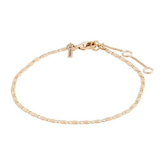 Pilgrim PARISA flat link kjede armbånd gullbelagt Pilgrim PARISA flat link kjede armbånd gullbelagt