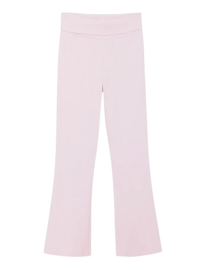 Creamie Pants Rib Pink 122 Creamie Pants Rib Pink 122