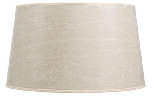 Classic lampeskjerm leather cream