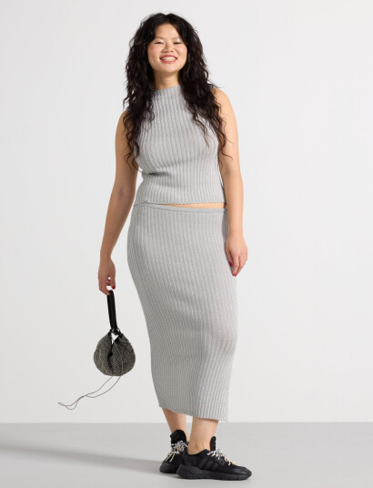 Lindex Skirt Zelda - Silver - S