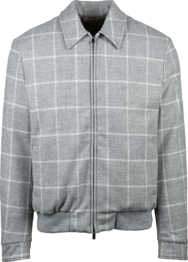Luigi Borrelli Napoli, Herre, Jakker, Grå, 3XL,