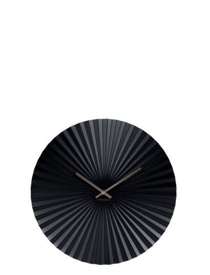 KARLSSON Wall Clock Sensu - Black - Ø40CM