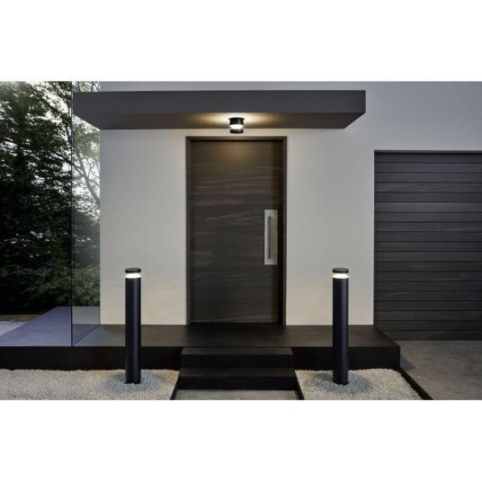 Other Brand Melzo pullert utendørs Led 11W IP44 99cm - Svart