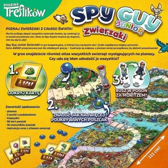 Trefl Cooperative Brettspill Spy Guy Junior Animals