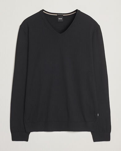 Boss BLACK Melba Wool V Neck Pullover Black