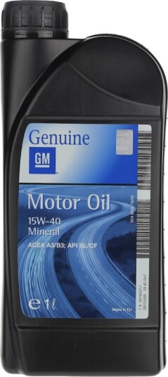 Motorolje GM 15W40 Mineral 1L Motorolje GM 15W40 Mineral 1L