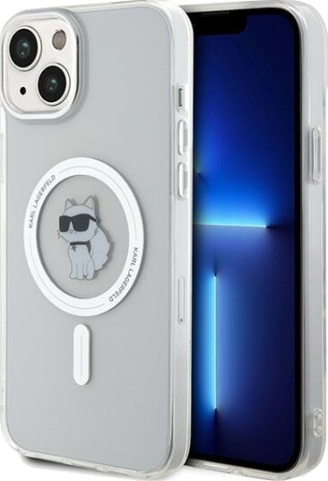 Karl Lagerfeld MagSafe Choupette Mobildeksel for iPhone 15 Plus Gjennomsiktig
