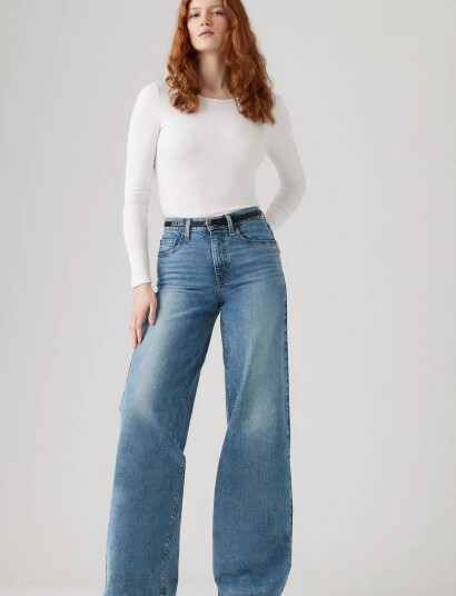 Levi"s® 728 Hr Wide Leg Sweet Success - Blue - 32 x 30 Levi"s® 728 Hr Wide Leg Sweet Success - Blue - 32 x 30