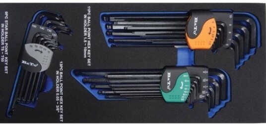 Bato Unbrakonøkkelsett mm Tommer Og Torx EVA 1/3