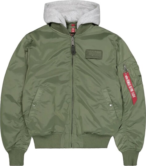 Alpha Industries Ma 1 Tt Two Tone Hood Cw   Khaki green   S