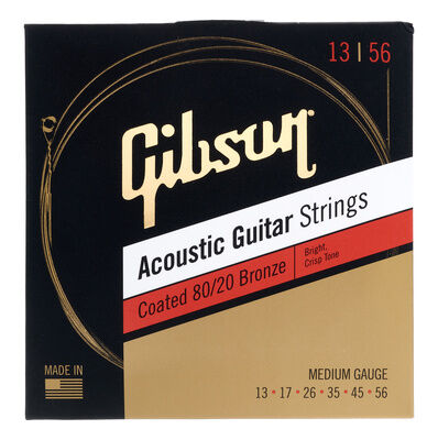 Gibson Coated 80/20 Bronze Medium Gibson Coated 80/20 Bronze Medium