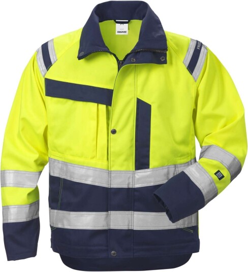 Fristads Jacka 4026 Plu, Klass 3 Varsel Gul/marinblå Xl Fristads Jacka 4026 Plu, Klass 3 Varsel Gul/marinblå Xl