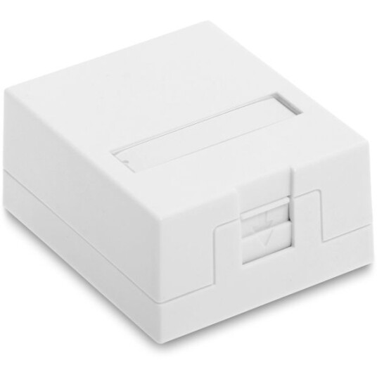 Eurolan 12B-04-01WT-1 Uttaksboks For 1 boks/kobling