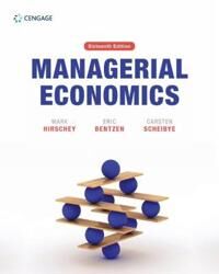 Managerial Economics Av Mark (University Of Kansas) Hirschey, Eric (Copenhagen Business School Denmark) Bentzen, Carsten (Copenhagen Business School D