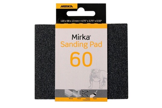 Mirka 120x98mm Slipesvamp 60/60 – 10-pakk til Elektroverktøy