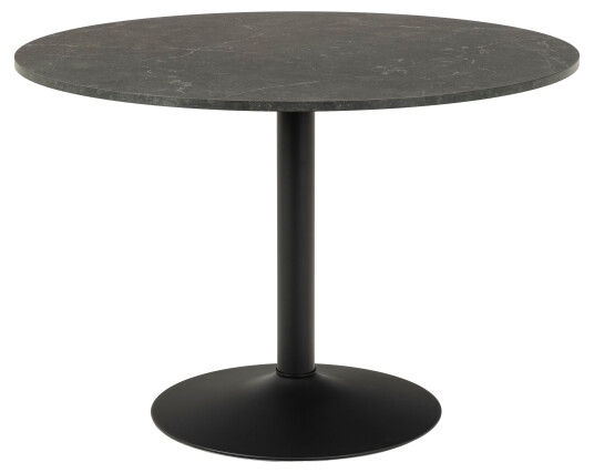 IBIZA spisebord Ø110cm svart.