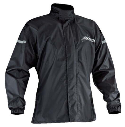 Ixon Compact Ladies motorsykkel Rain Jacket L Svart