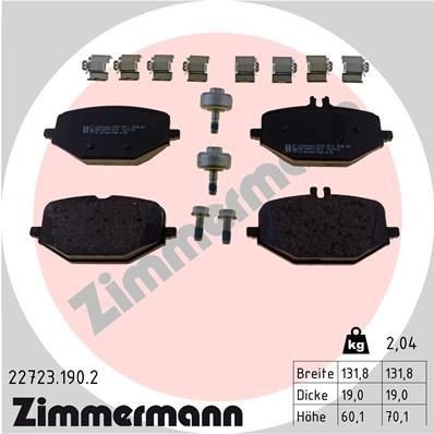 Bremseklosser ZIMMERMANN 22723.190.2