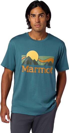 Marmot Men"s Coastal Tee ShortSleeve Seafloor M