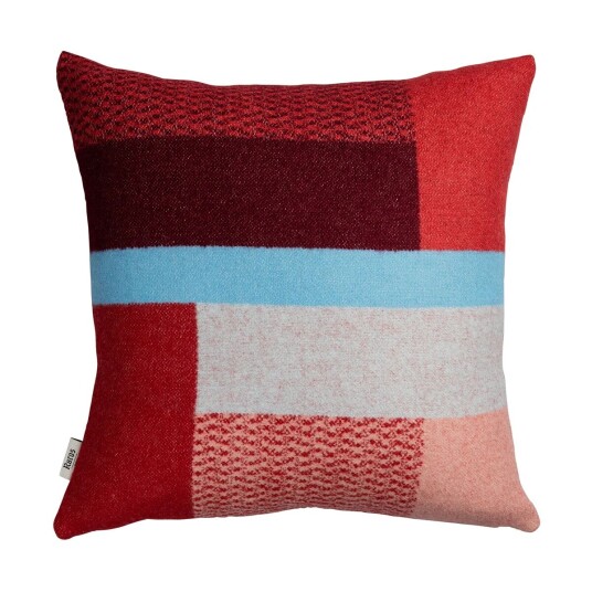 Røros Tweed Mikkel pute 50x50 cm Red