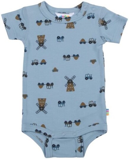 Joha Poppy & Mill kortermet body i bambus Blue