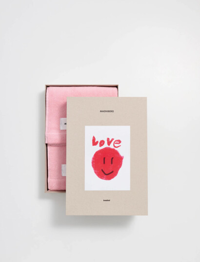 MAGNIBERG Giftbox - 2-Piece Hand Towel Set - Pink - 80X50CM MAGNIBERG Giftbox - 2-Piece Hand Towel Set - Pink - 80X50CM
