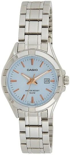 Casio Dameklokke LTP 1308D 2AVDF Enticer Blå/Stål Ø35.9 mm