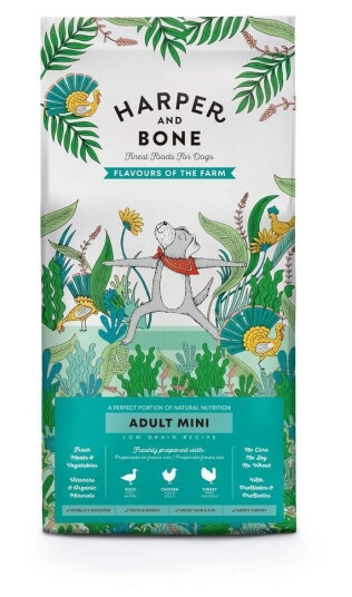 Harper And Bone Dog Adult Mini Flavours Farm Tørrfôr (10 kg) Harper And Bone Dog Adult Mini Flavours Farm Tørrfôr (10 kg)