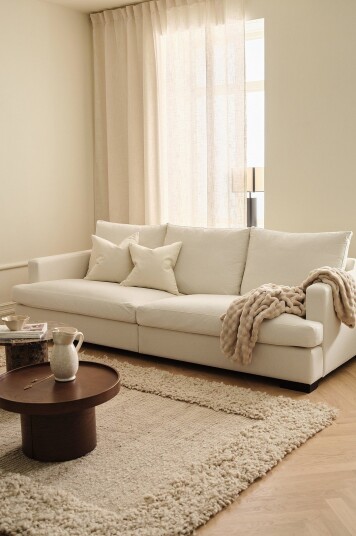 Nord Komfort   Soffa 4 sitteplasser Wellington   Hvit