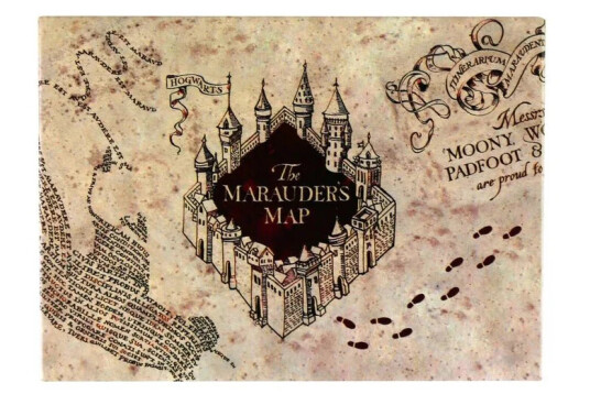 Harry Potter Kjøleskapmagneter Metallskilt Marauders Map