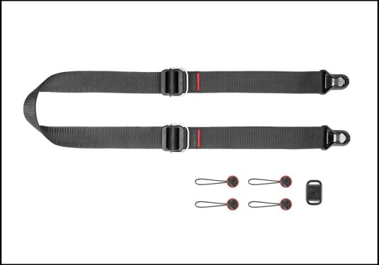 Peak Design Slide Lite V3 Nakkereim for Lette Kameraer - Svart