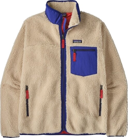 Patagonia M"s Classic Retro X Jkt Dark Natural W/Cobalt Blue Patagonia M"s Classic Retro X Jkt Dark Natural W/Cobalt Blue