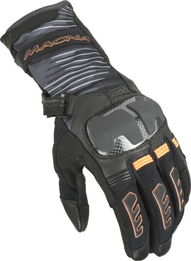 MC-Hansker Macna Tempo 2.0 Svart /Oransje 3XL