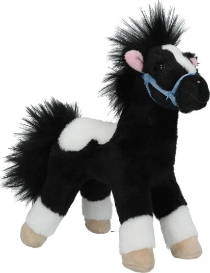 Miss Melody Kosedyr Hest 18 cm Svart/Hvit